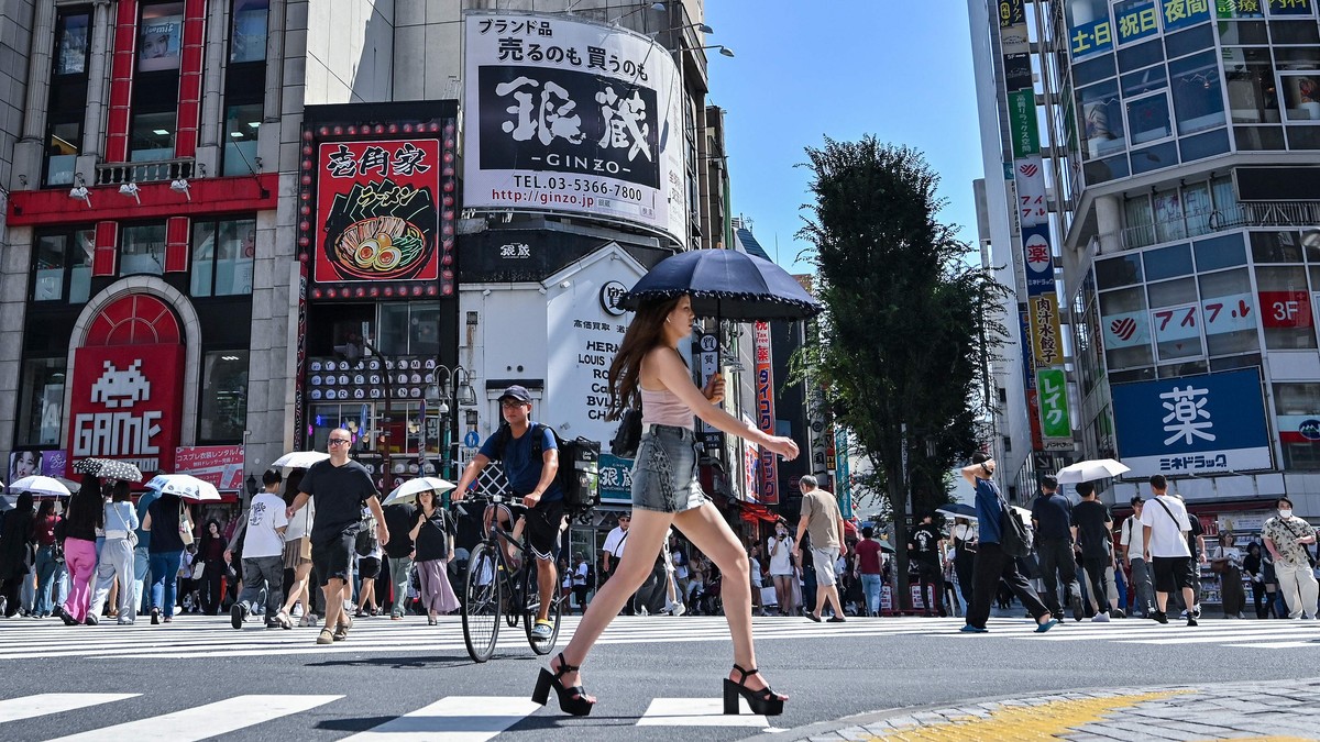 Rekordvarm juli i Japan