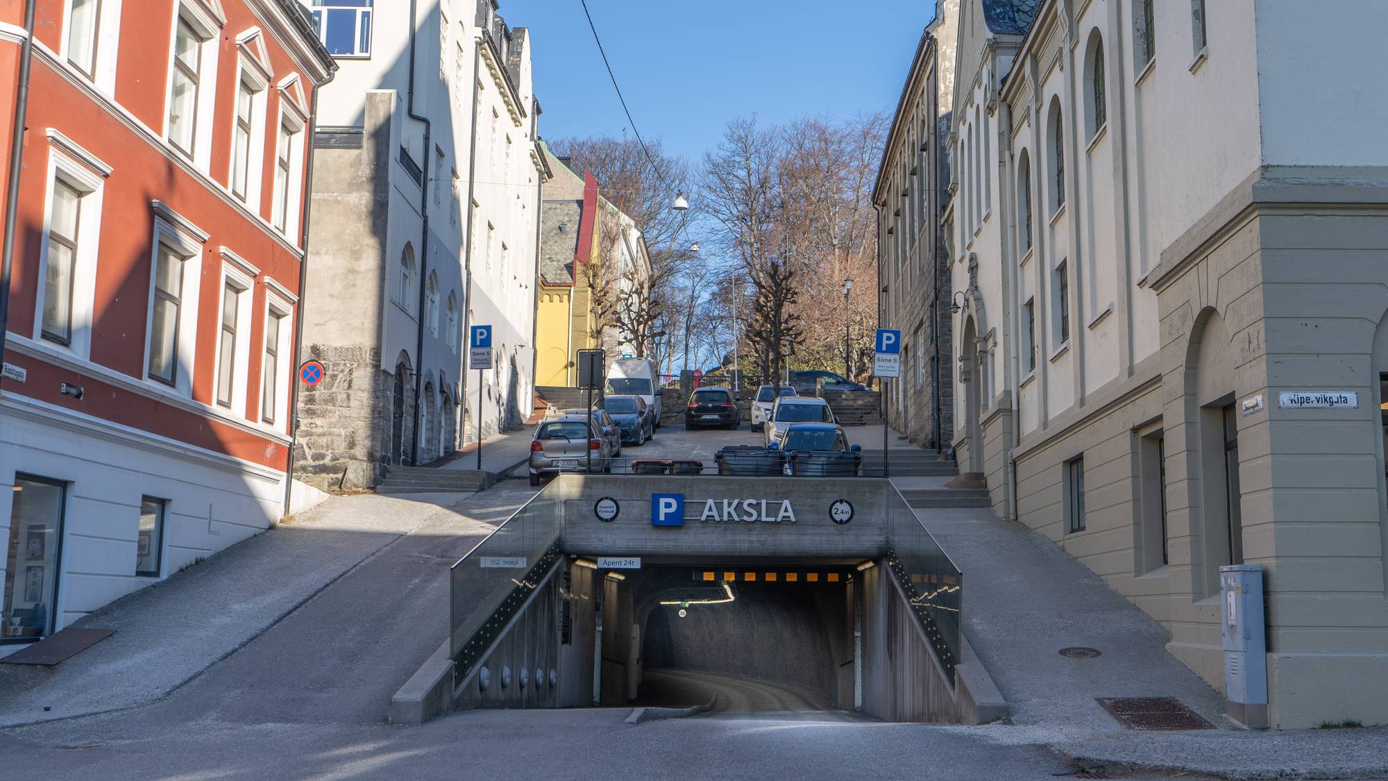 Kan parkeringshuset fungere som tilfluktsrom? 