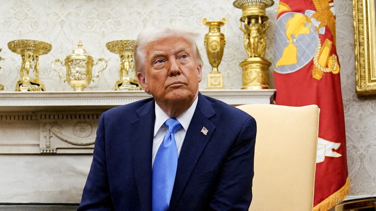 USAs president Donald Trump skal se VM-finalen i fotball