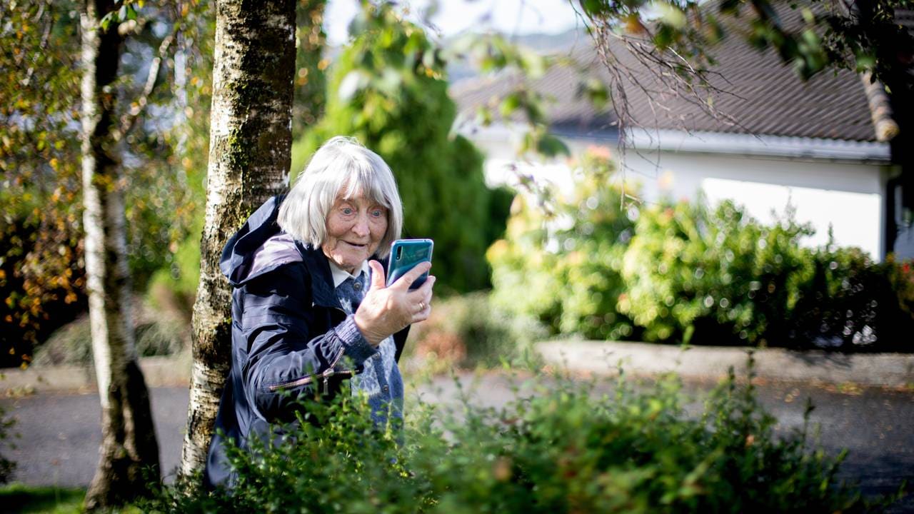 Ada tar sin første selfie