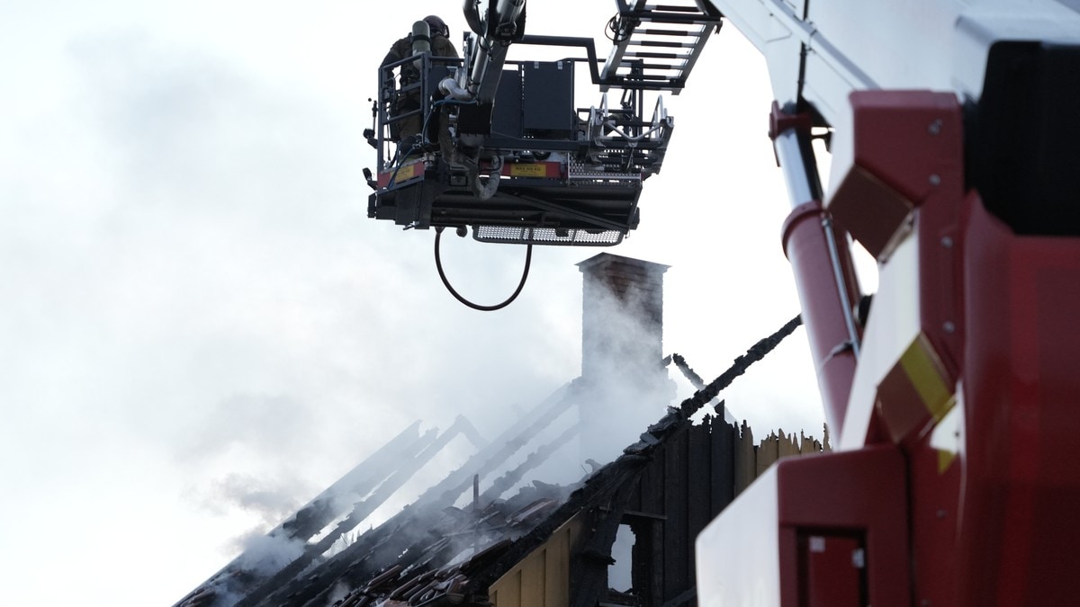 Én person er ikke gjort rede for etter brann på Lillehammer