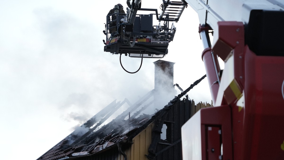 Én person ikke gjort rede for etter brann på Lillehammer