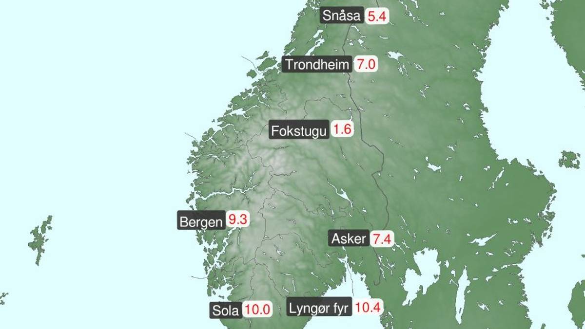 More records of heat in November – it can be hot until December – NRK Nordland