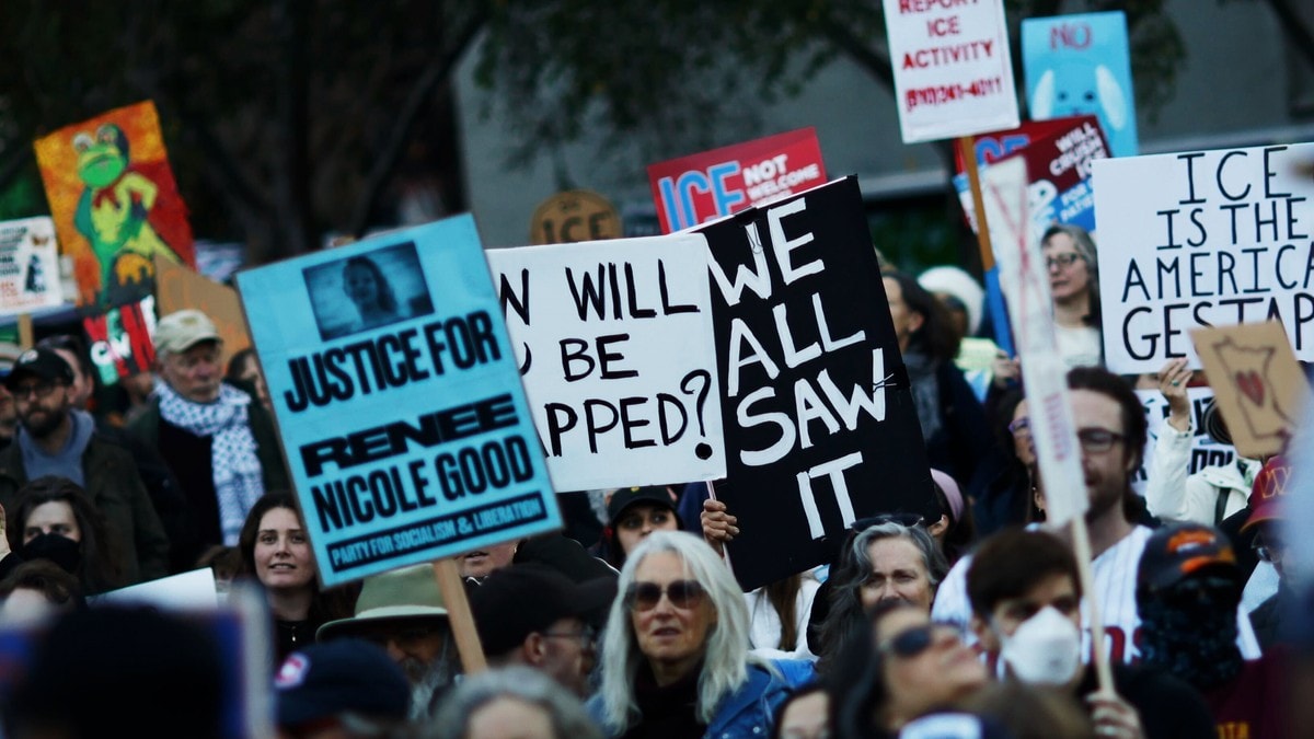 Store protester over hele USA etter ny skyting i Minneapolis