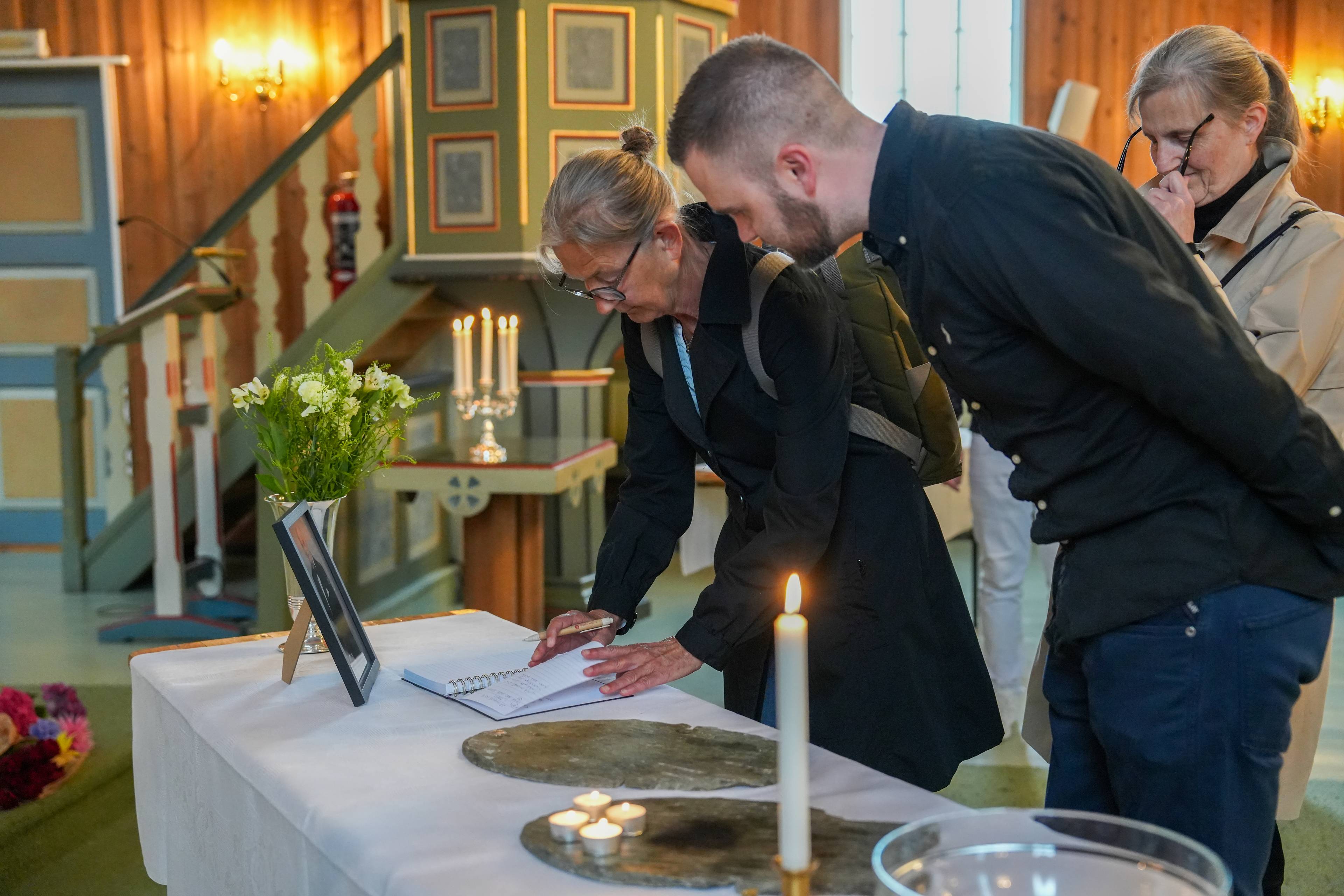 kondolanseprotokoll i Odda kyrkje
