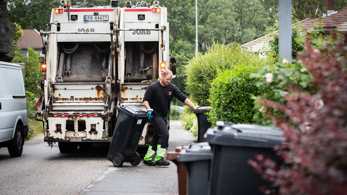 Vil hente søppel sjeldnere – familiefar frykter overfylte søppeldunker