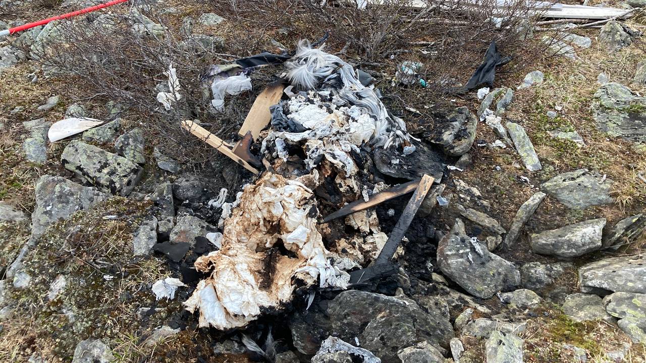 Forsøpling ved Goččesjávri