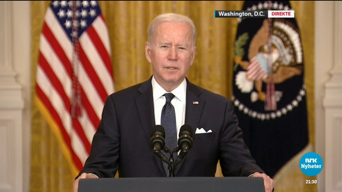 Joe Biden om situasjonen i Ukraina