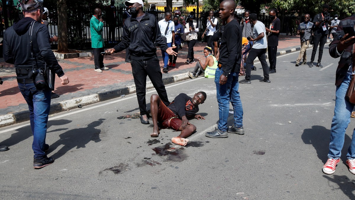 Lokal TV-kanal: Åtte demonstranter drept i Kenya