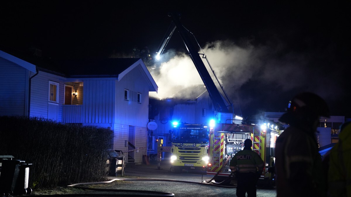 15 personer evakuert etter brann i Gjøvik