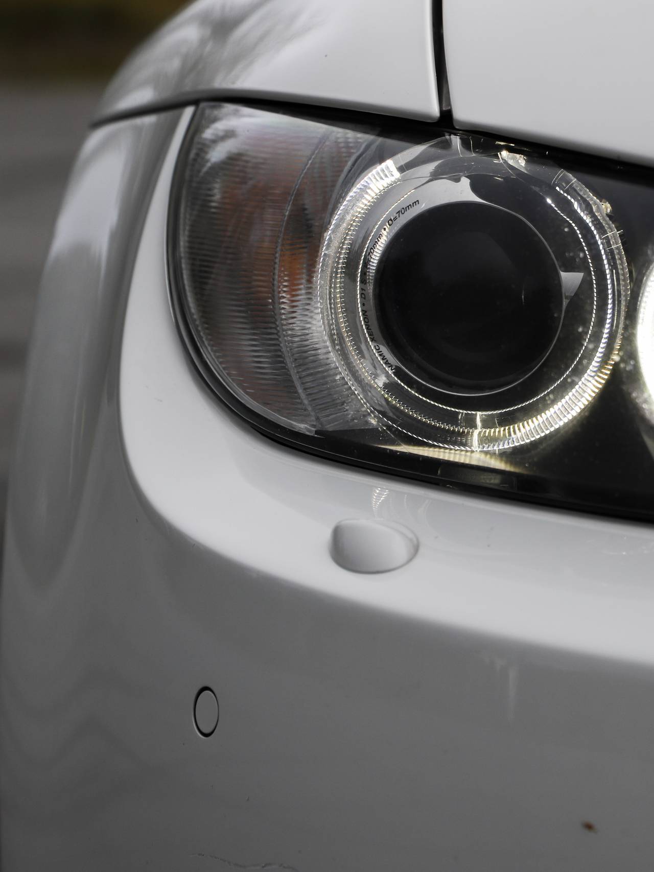 Detaljer av hvit BMW2