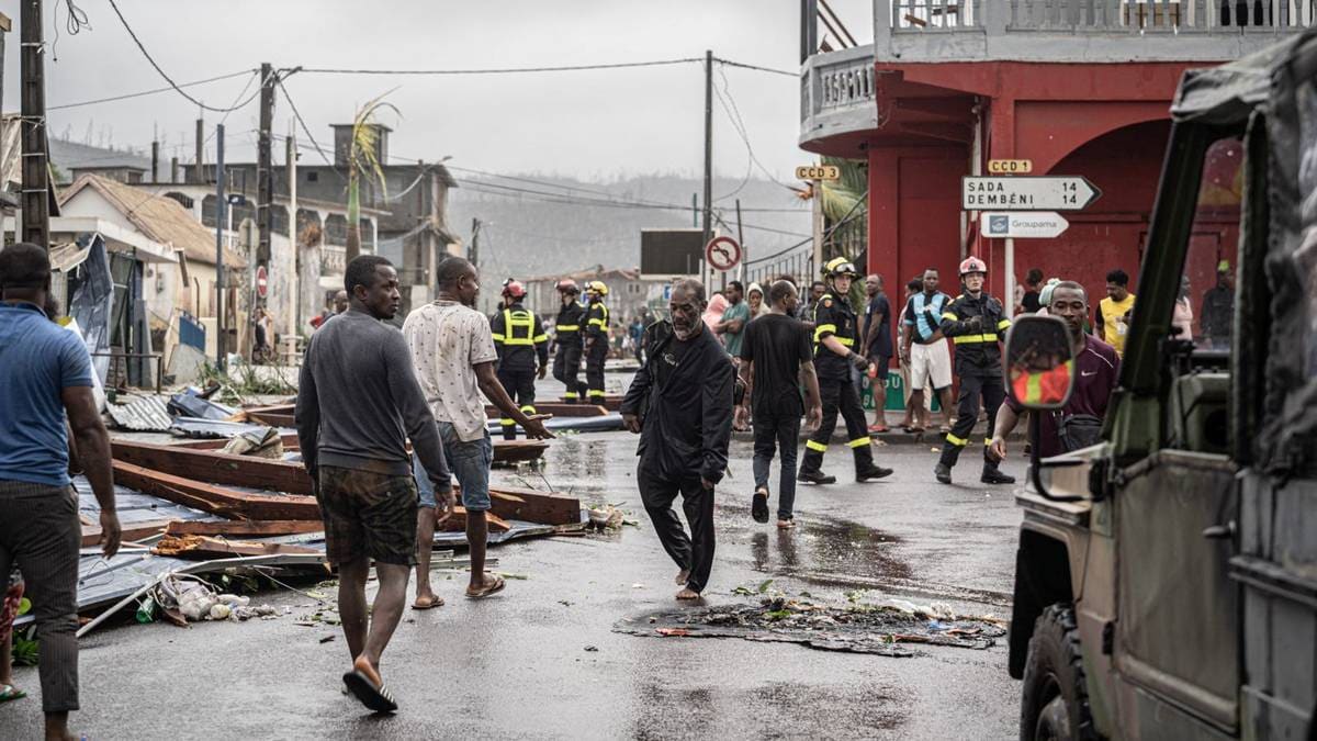 Hovedstaden på Mayotte er rasert etter uværet: – Jeg så et helt nabolag forsvinne