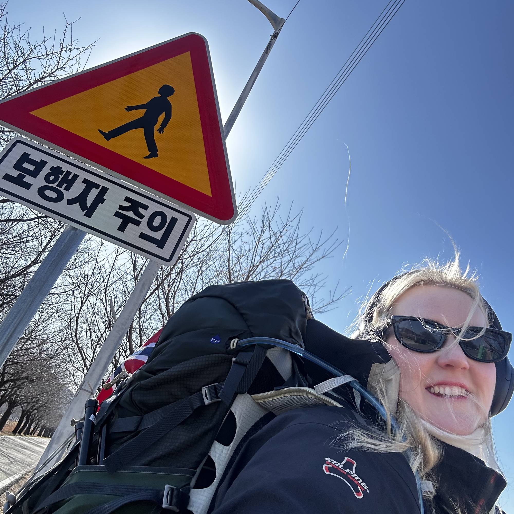 Lise Lotte på tur. 