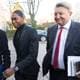 AP South Africa's runner Caster Semenya, center, current 800-meter Olympic gold medalist and world champion, and her lawyer Gregory Nott, right, arrive for the first day of a hearing at the international Court of Arbitration for Sport, CAS, in Lausanne, Switzerland, Monday, Feb. 18, 2019. Semenya has filed an appeal in the CAS against the International Association of Athletics Federations (IAAF) ruling, forcing female runners to medicate to reduce their testosterone levels for six months before racing internationally. (Laurent Gillieron/Keystone via AP)