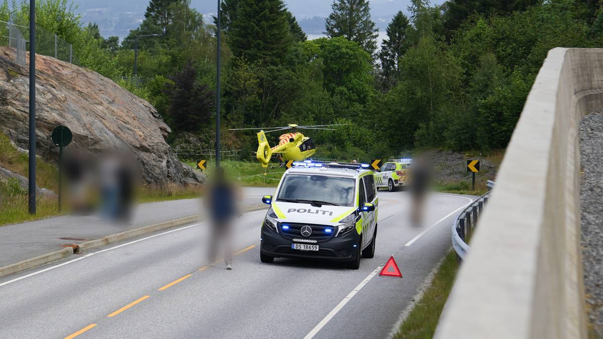 Alvorlig motorsykkel­ulykke på Askøy