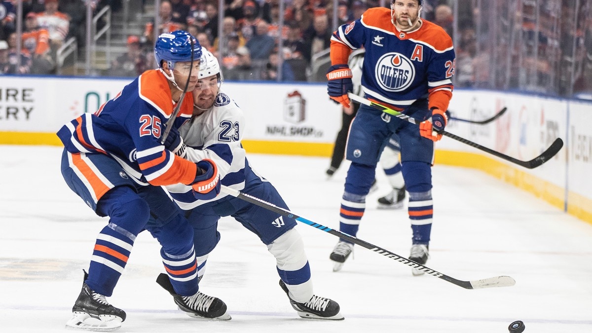 Tap for Lillebergs lag mot Edmonton Oilers