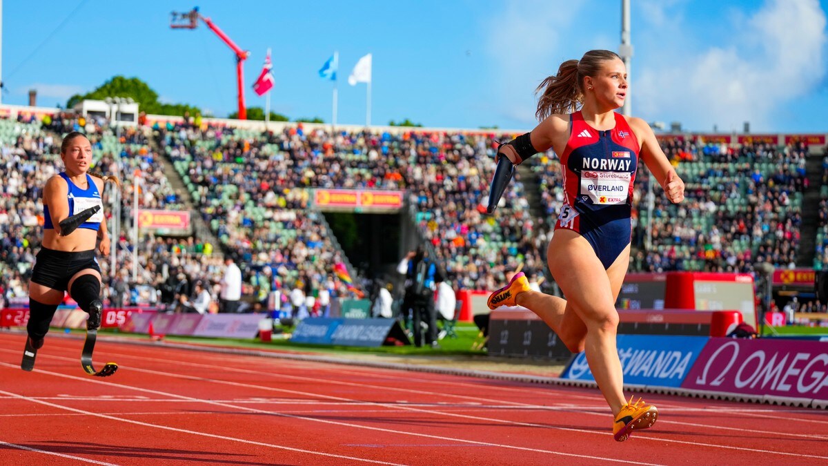 Sterk 100-meter av Øverland