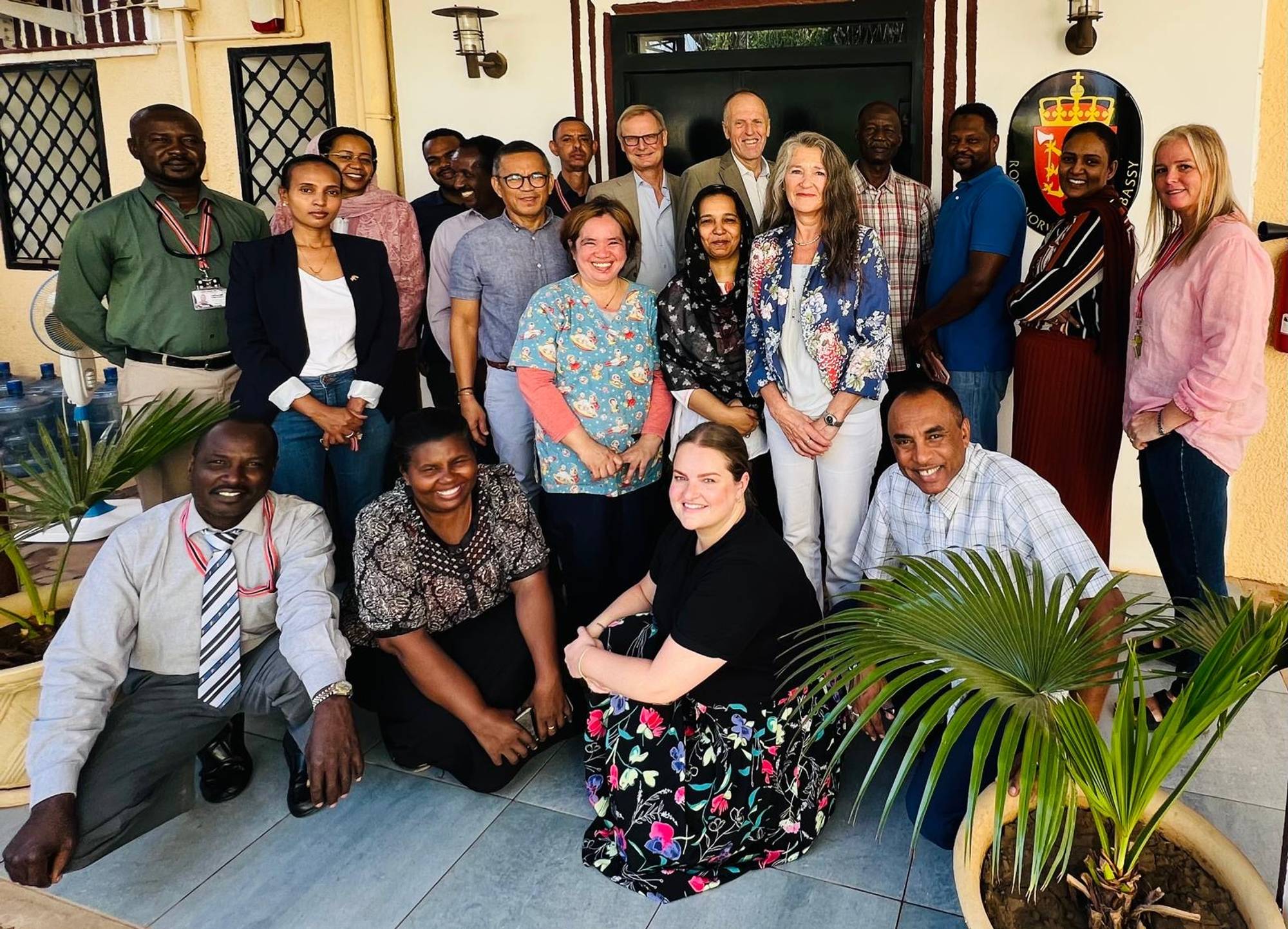 Ansatte ved Norges ambassade i Sudan