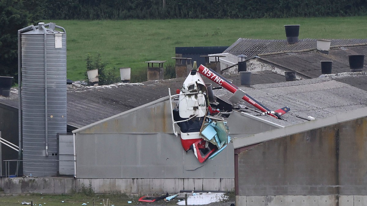 Helikopter styrtet i Irland – 2 omkom