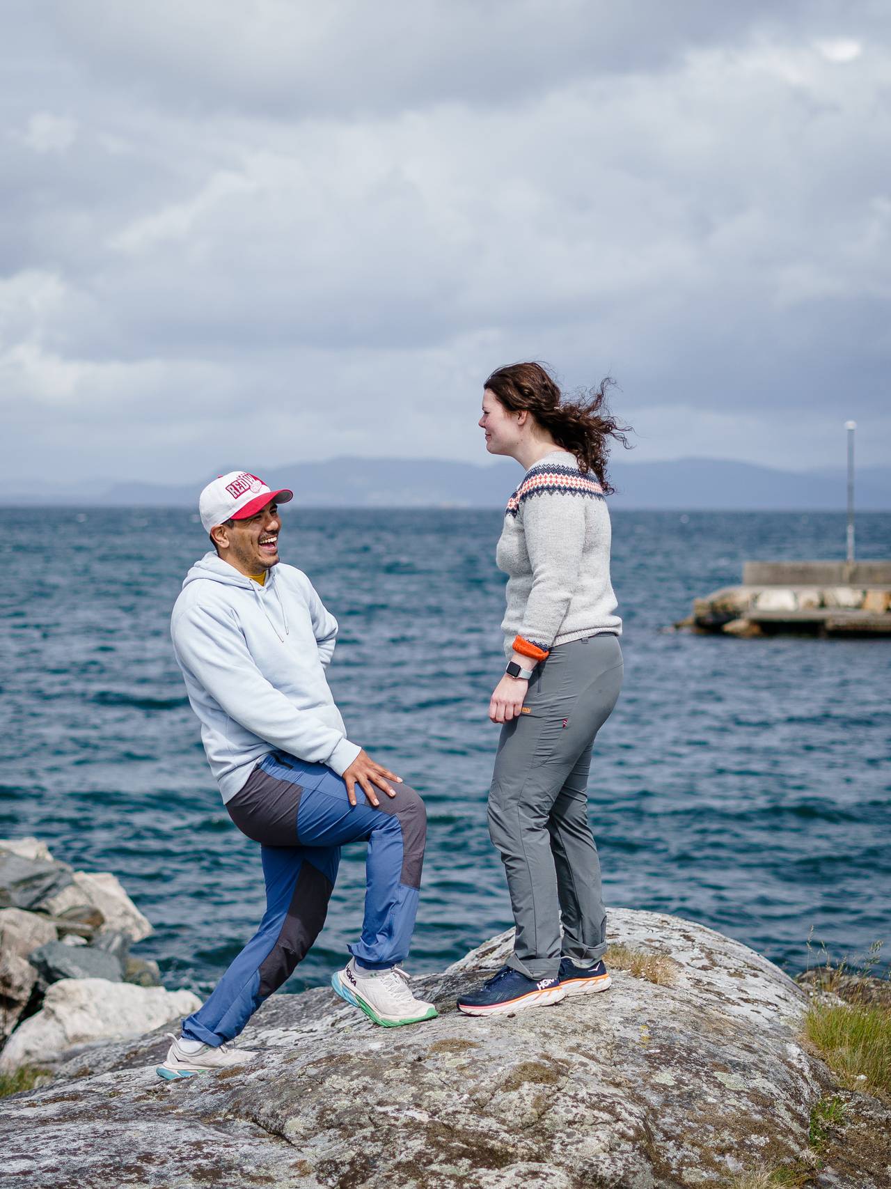 Jonas Bayat Augestad og Linn Christine Steinnes