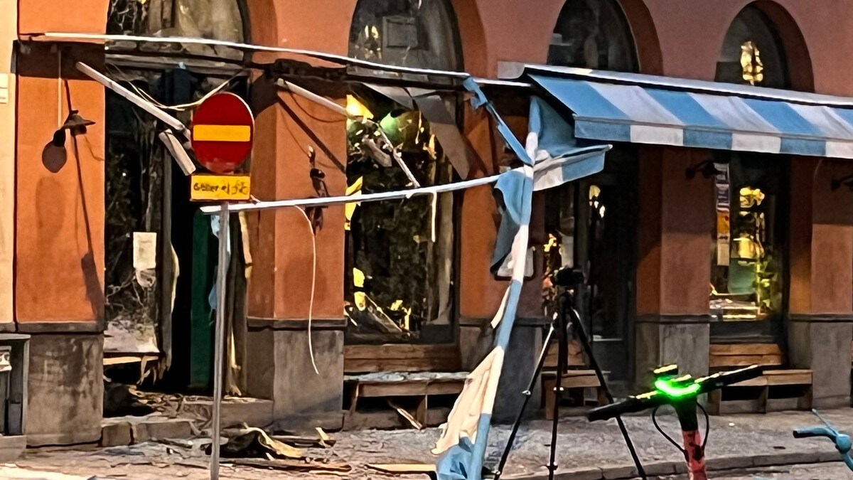 Mann pågrepet for eksplosjon i Stockholm