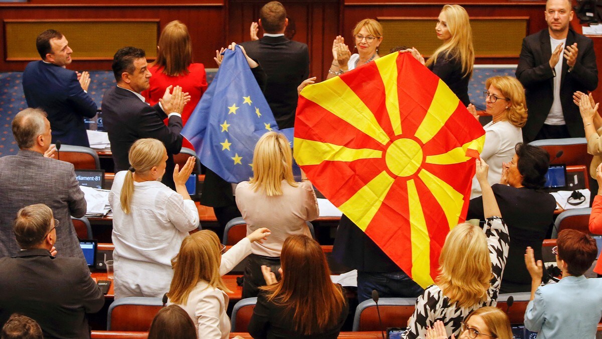 Nord-Makedonia et skritt nærmere EU-medlemskap