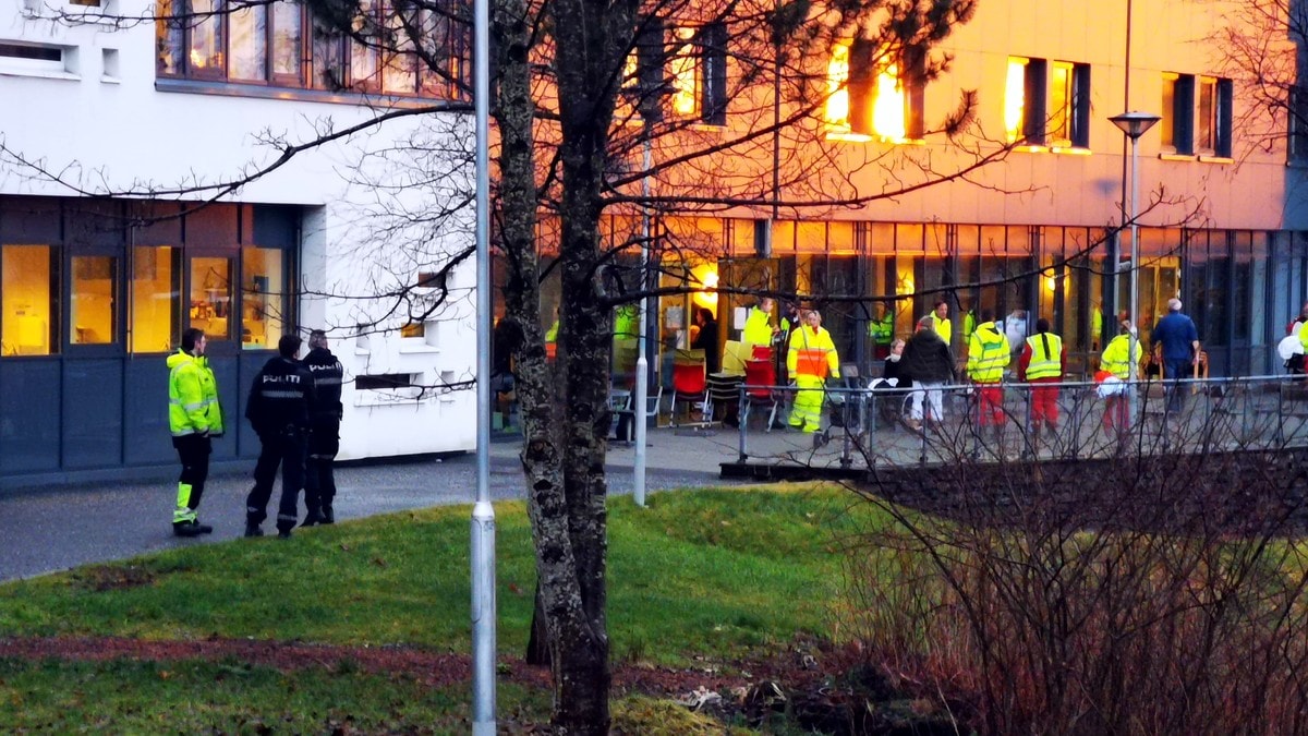 Evakuerer sykehjem i Bergen