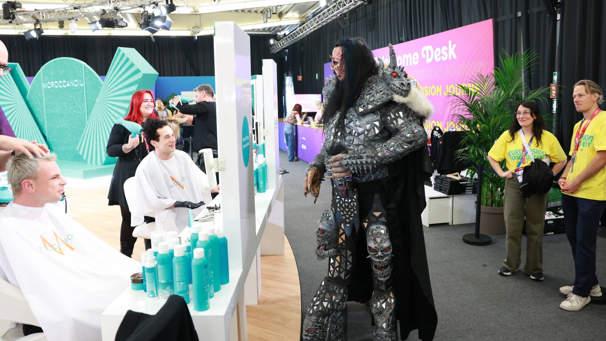 Lordi backstage i Wien 15. mai 2026