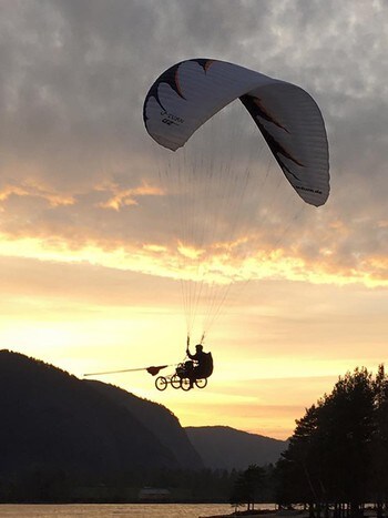 Testflyving med sandsekker