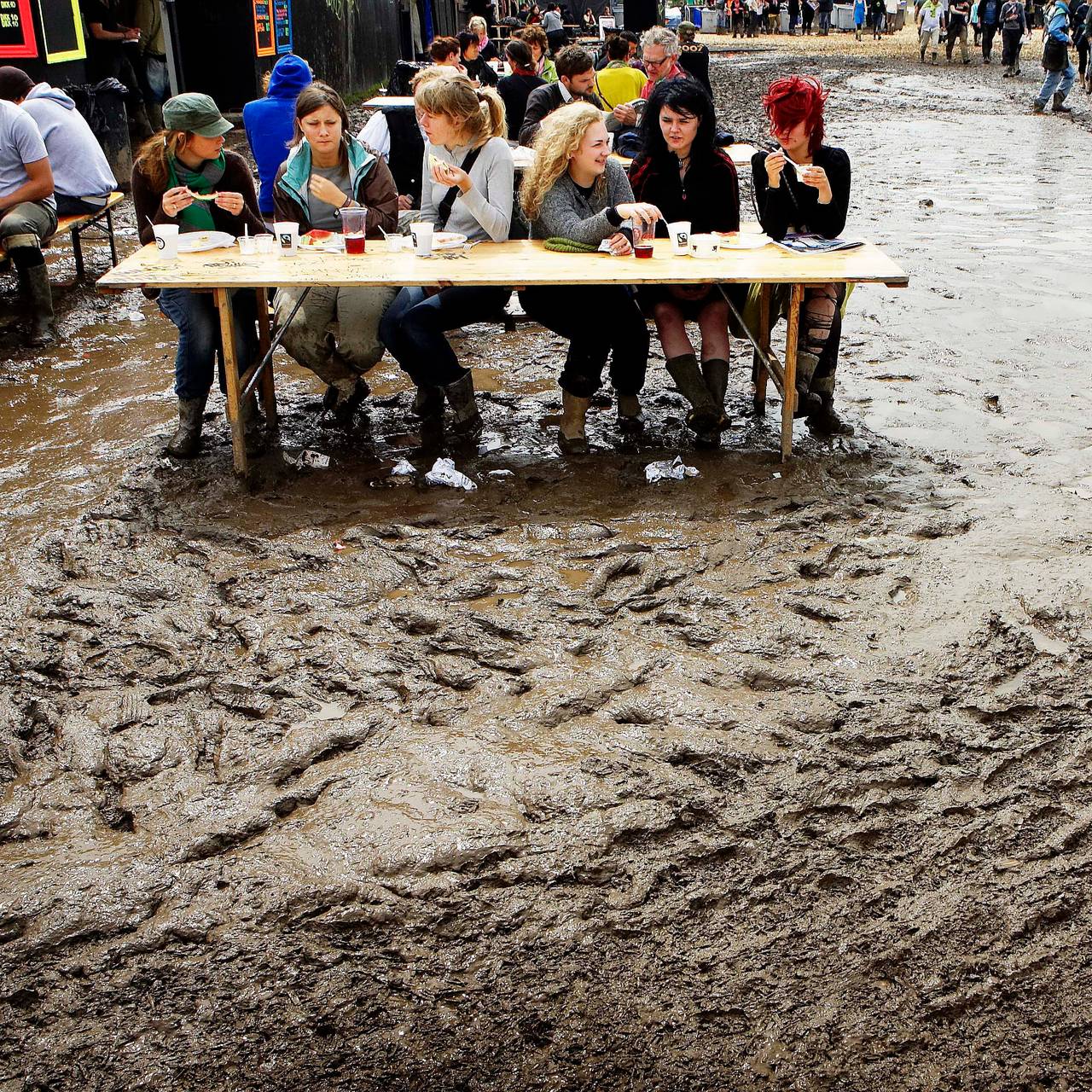 Gjørme på Roskilde 2007