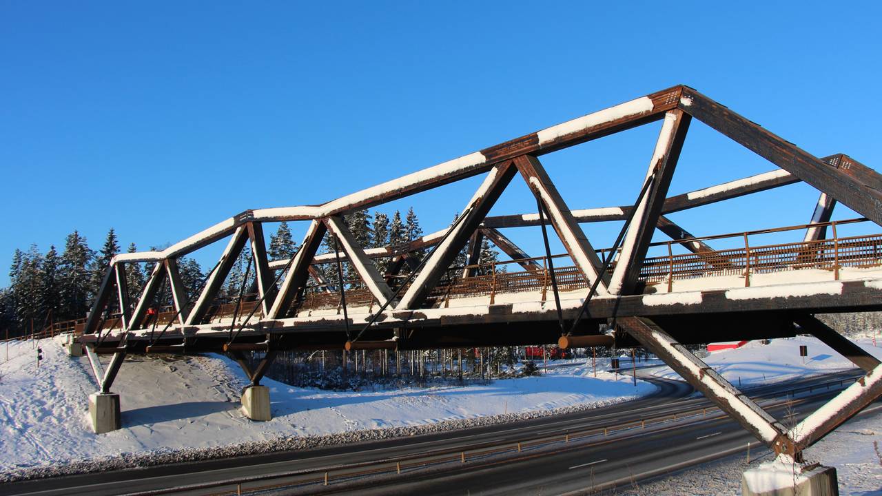 Sundbyveien bru på fylkesvei 507 i Dal