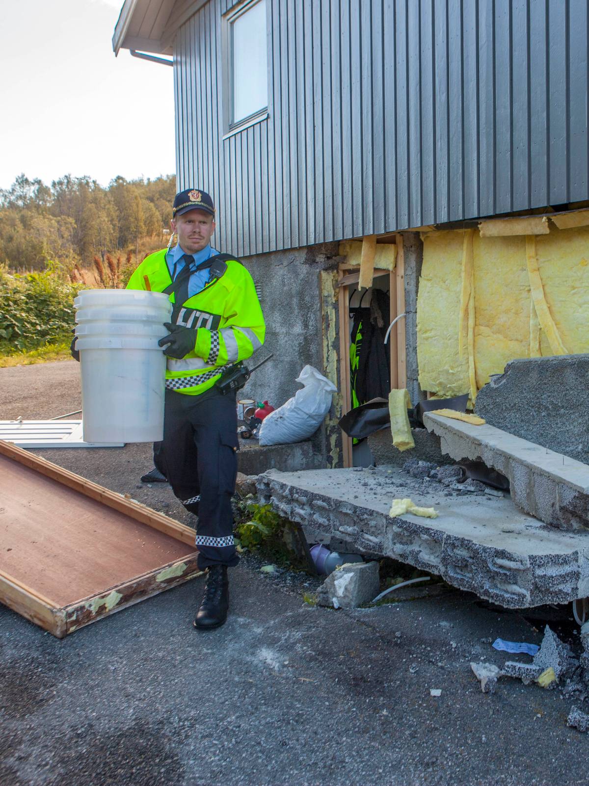 Kritisk skadd etter eksplosjon bilde