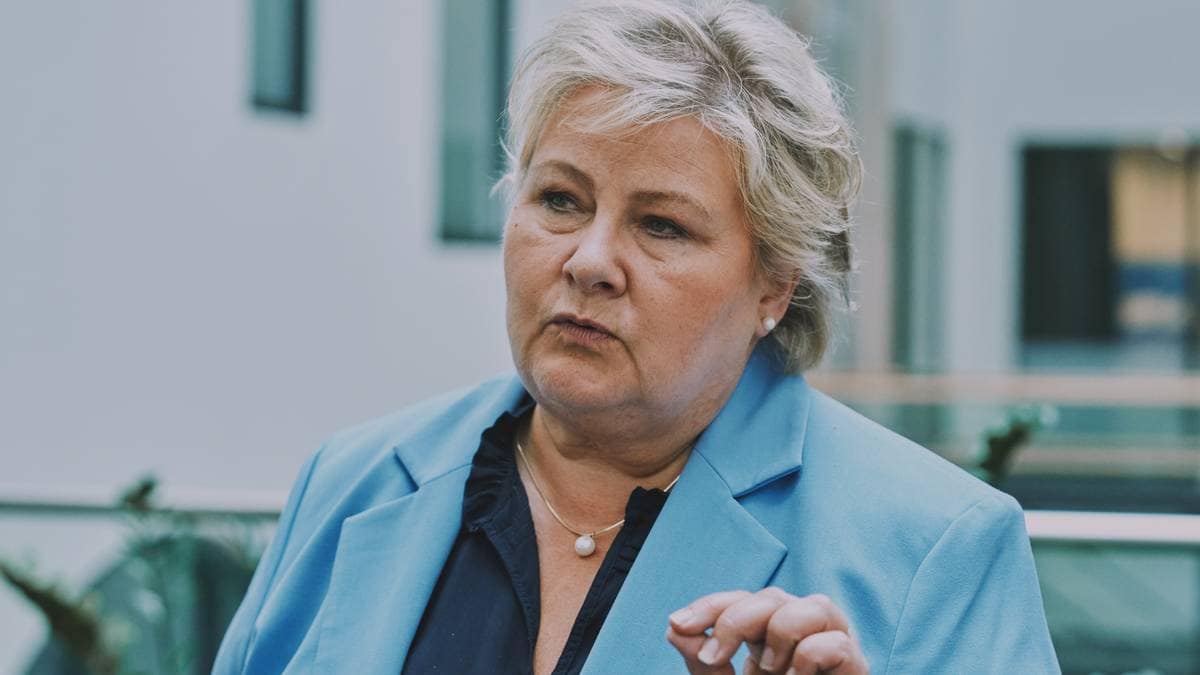 Erna Solberg kommenterer Hegdal-avgang