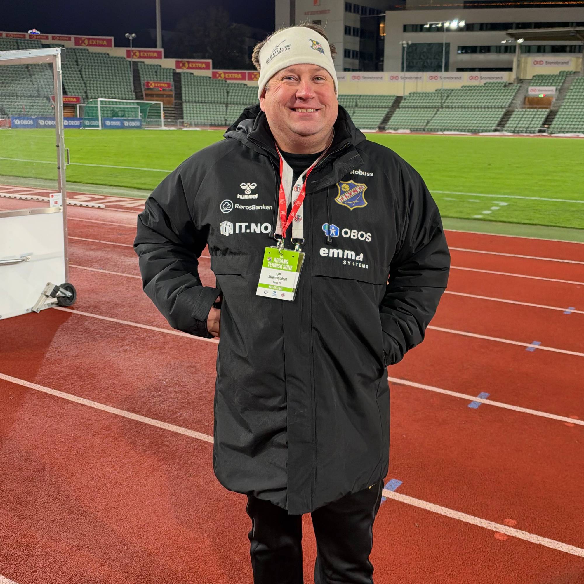 Andre Sandvoll supporterkoordinator i Lyn
