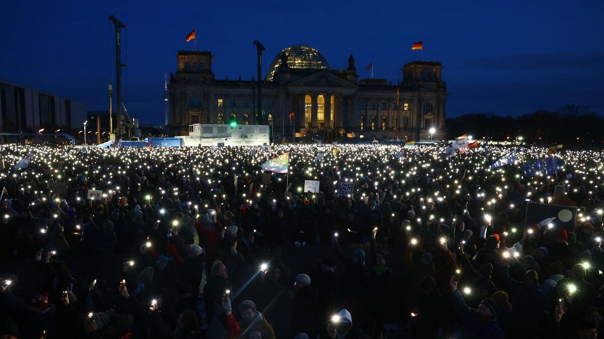 Tyskland: 1,4 millioner mennesker demonstrerte mot ytre høyre