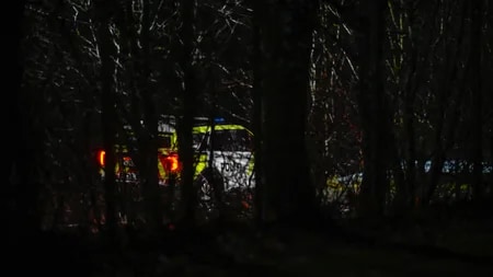 Image of a police cordon ⁣in Klepp, Norway