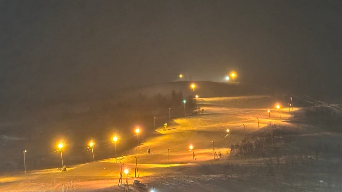 Snøskred i alpinpark i Tromsø