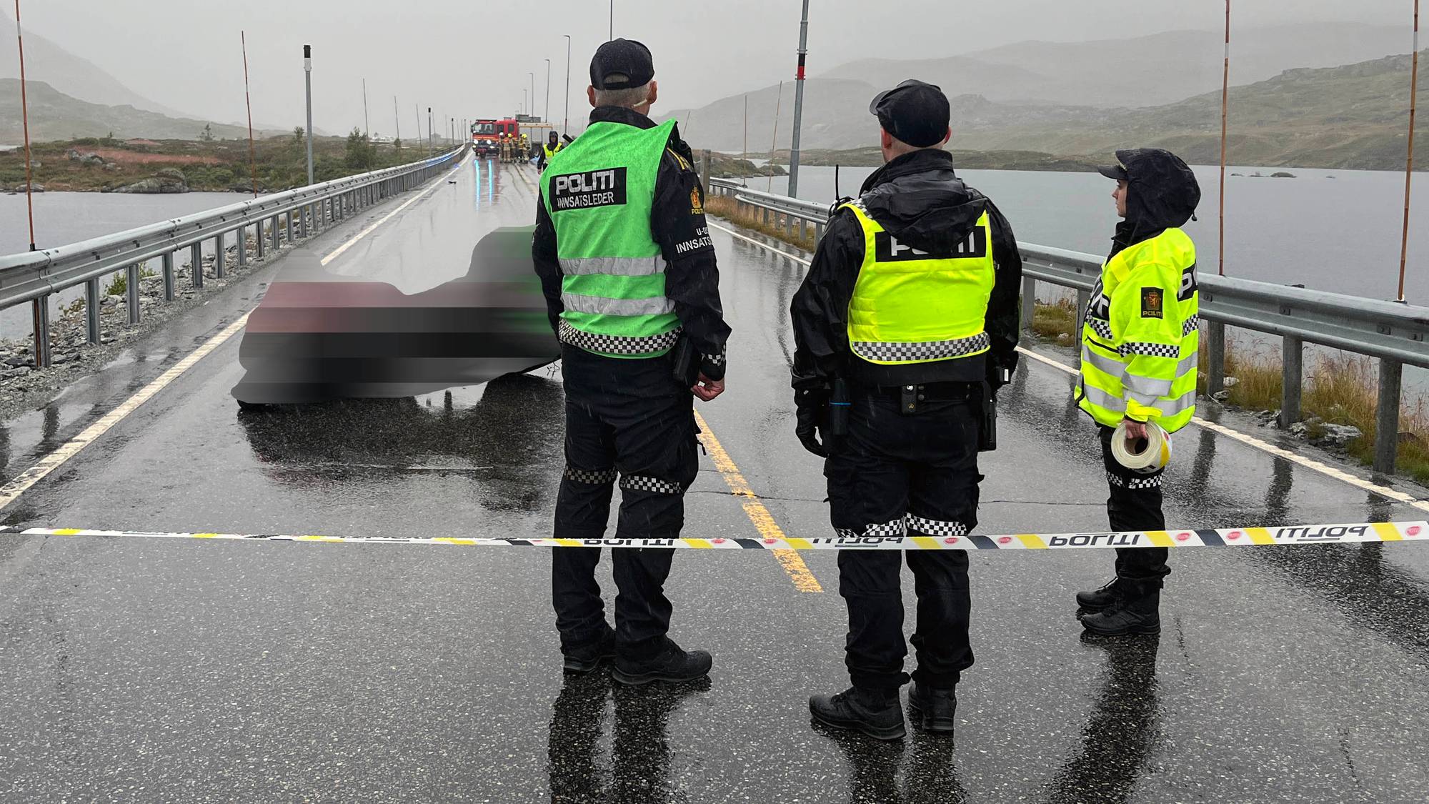 Motorsyklist omkom på E134 Haukelivegen.