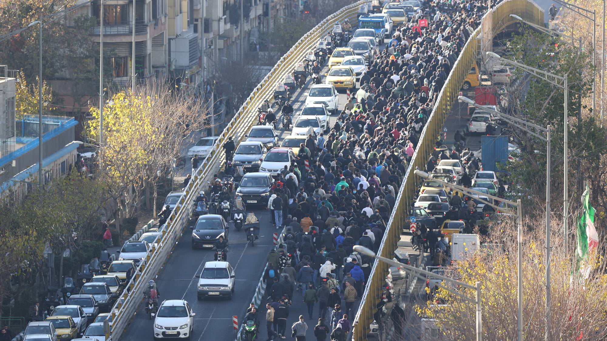 Protester i Iran 