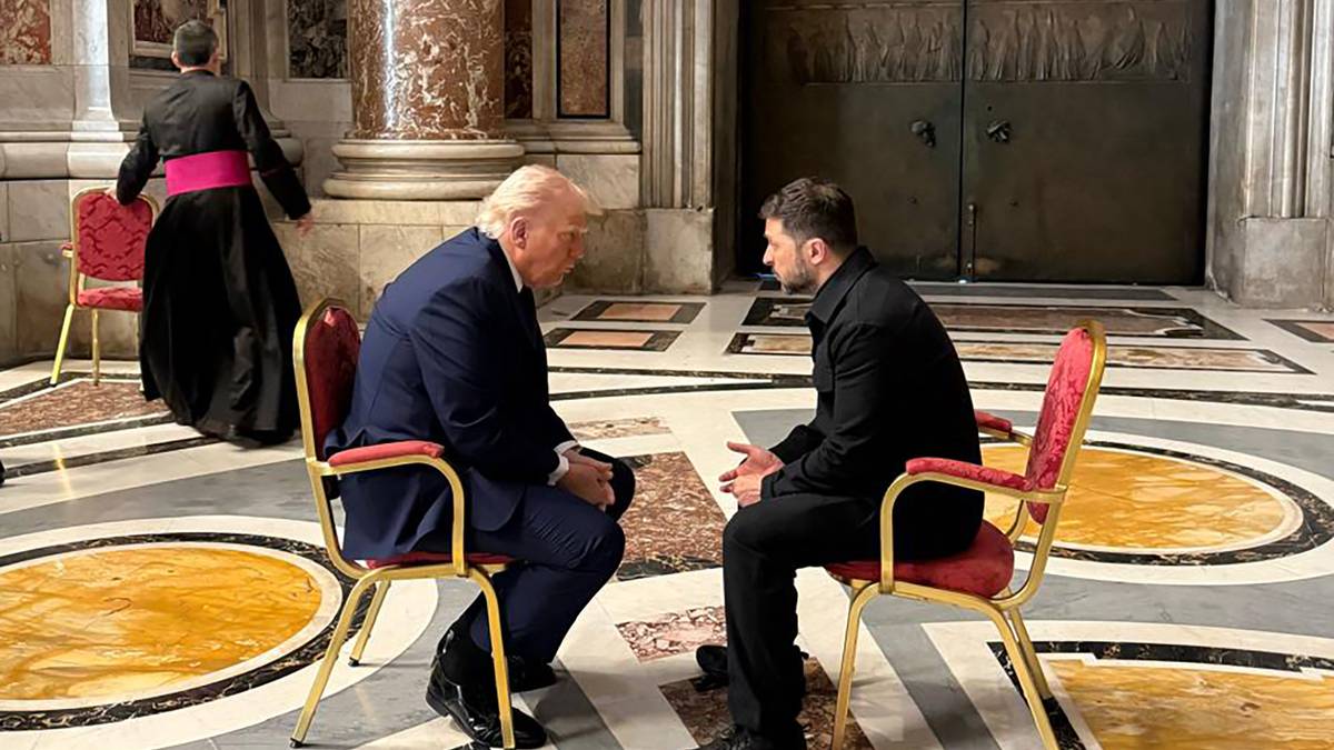 Zelenskyj om Trump-møte i Roma: – Kanskje den beste samtalen vi har hatt