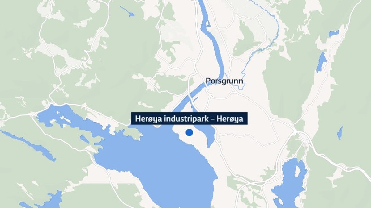Mindre brann i Herøya Industripark