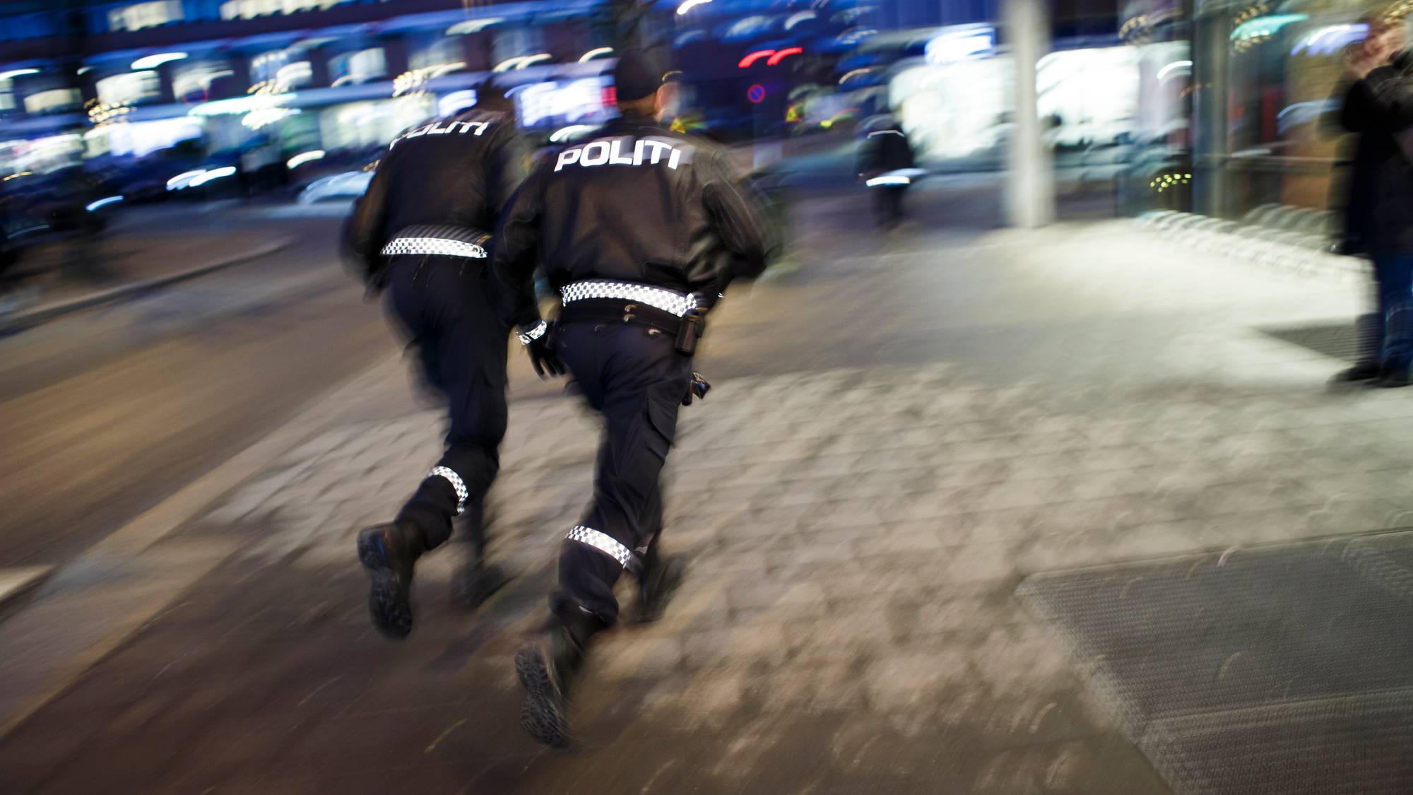 Politiet på løp i Oslo