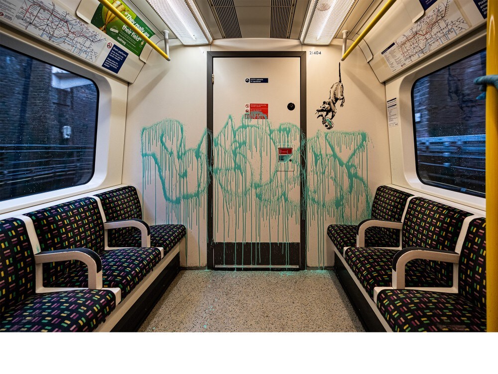 Skjønte ikke at graffitien var en Banksy – vasket den vekk
