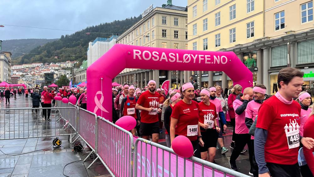 Rosa Sl yfe l p I Bergen NRK Vestland