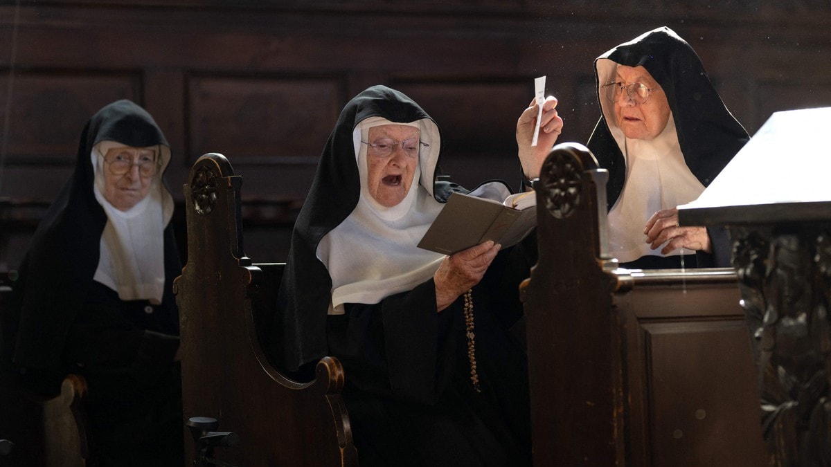 Tre nonner, eitt kloster og null Instagram