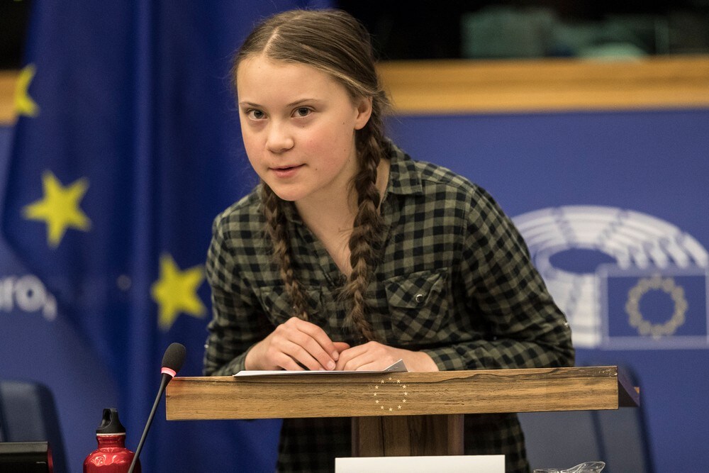 Greta Thunberg ber EU-politikere «få klimapanikk»