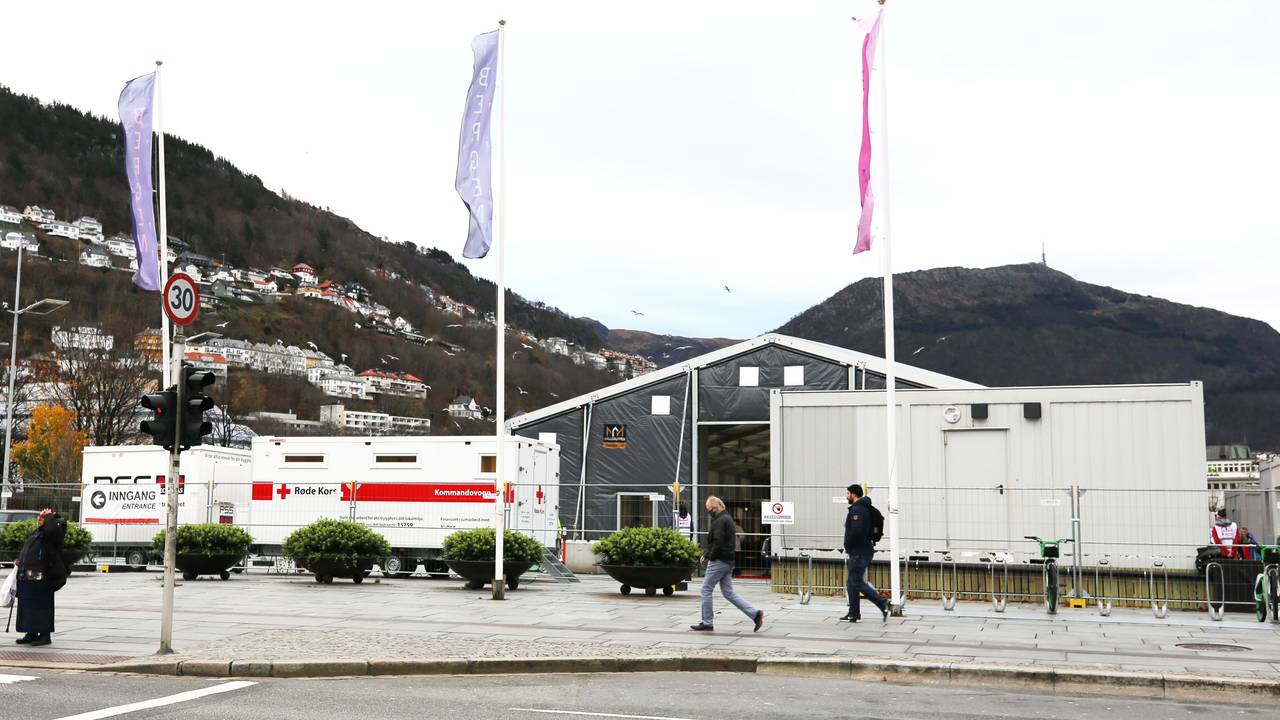 Teststasjon på Festplassen i Bergen