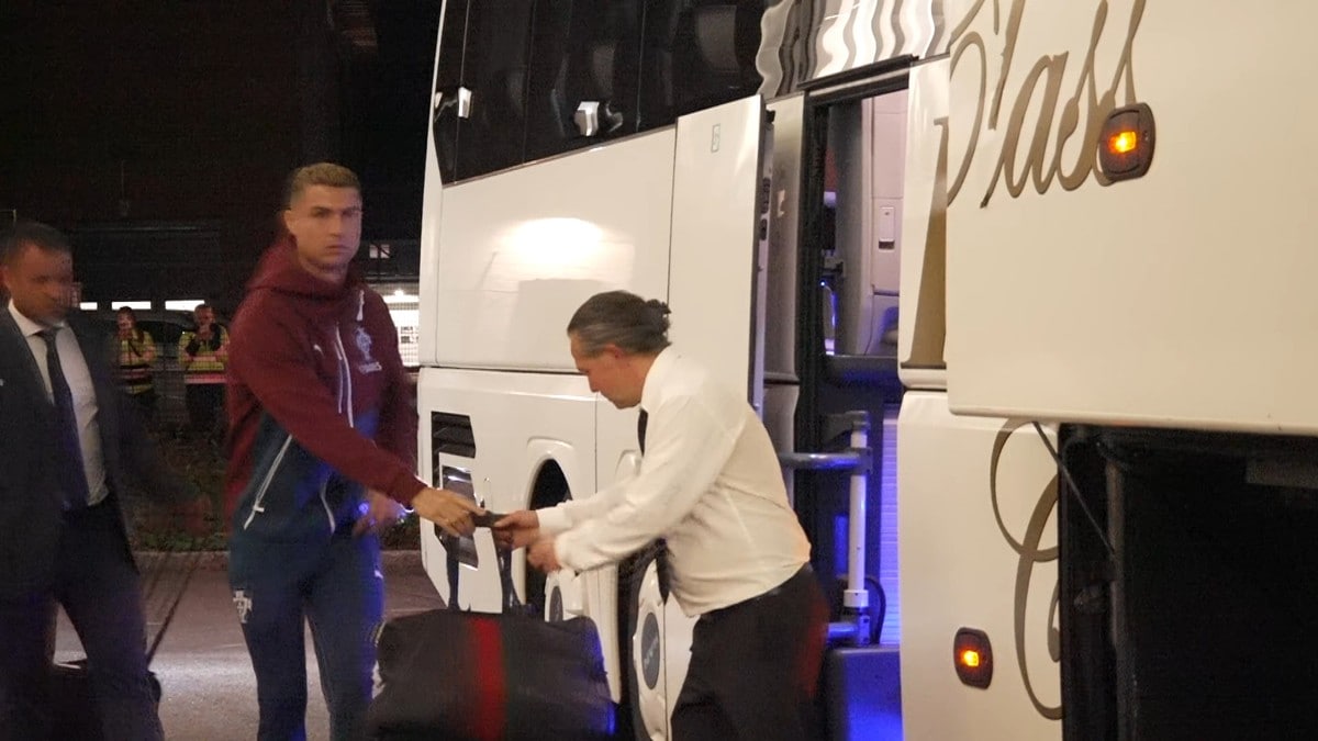 Her er Ronaldo på norsk jord: – En gedigen begivenhet