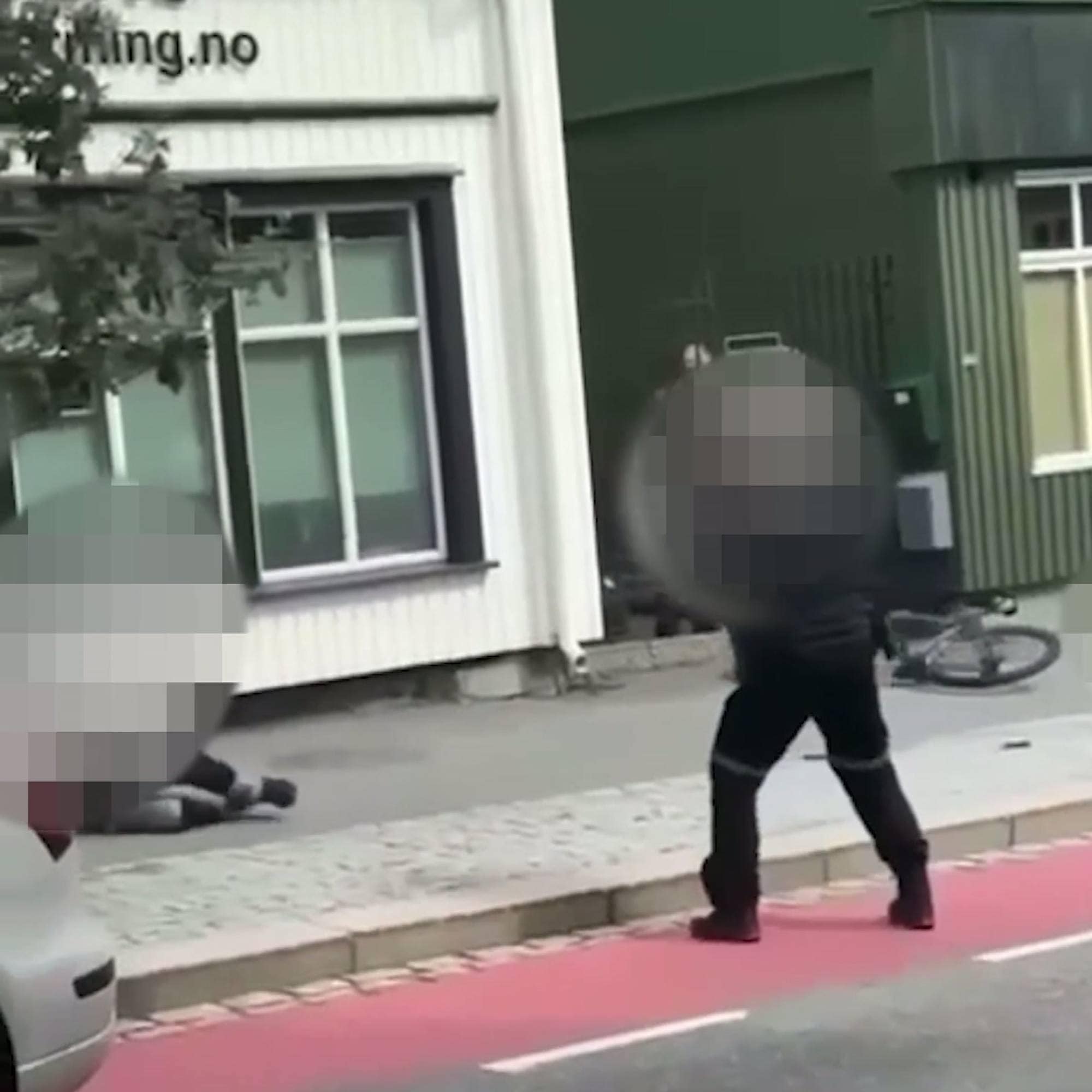 Skutt av politiet på Hønefoss