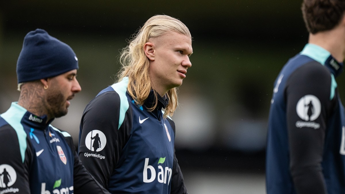 Trur Haaland skremmer nye Noreg-spelarar: «Sjå det monsteret der»